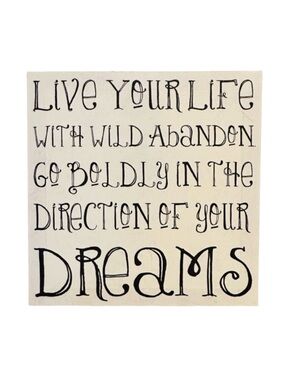 Inspirational Black and White Wall Art 9.5x9.5